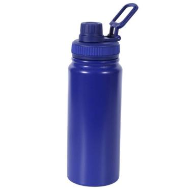 Imagem de Garrafa Térmica Água Squeeze Inox Academia Quente Frio 600Ml