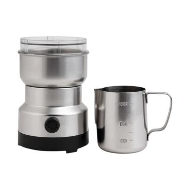Imagem de Kit Moedor Café Elétrico + Jarra Barista Pitcher Inox 350Ml