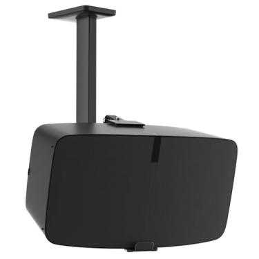 Imagem de notiela Suporte de teto para alto-falante resistente para Sonos 5 e Sonos Play 5 Gen 2 Gen 2 - Suporte ajustável de inclinação e rotação para Sonos Five, suporte de teto Sonos Play 5, preto