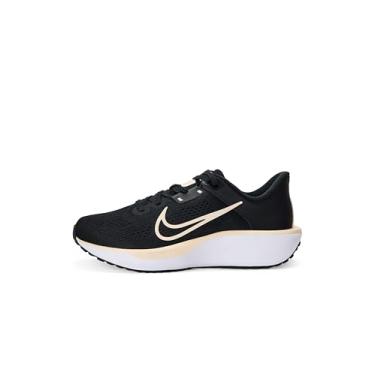 Imagem de Nike Tênis de corrida feminino Quest 6 Road, preto/goiaba gelo/branco/cinza médio, 39
