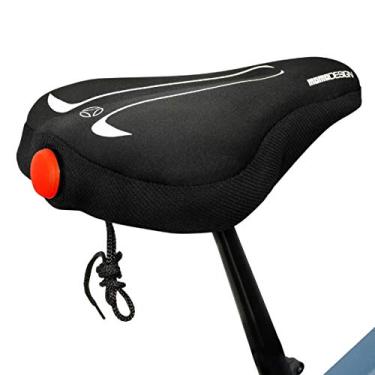 Imagem de MOMODESIGN Bike • Capa de almofada de assento de gel para bicicleta com luz • Conforto e visibilidade