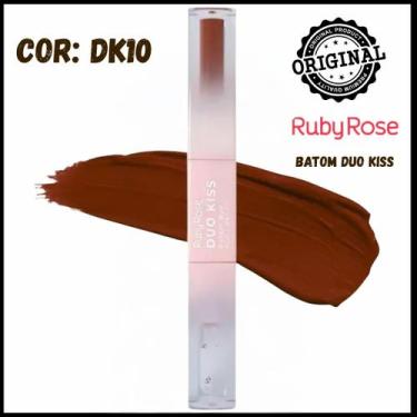 Imagem de Batom Duo Kiss LipsTick Ruby Rose HBL6203, DK10