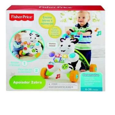 Imagem de Andador Zebra Fisher Price - Mattel Dlh48