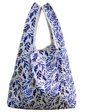 Imagem de Sacolas de compras reutilizáveis e laváveis na máquina, bolsa de compras dobrável com proteção ambiental (estilo 24)