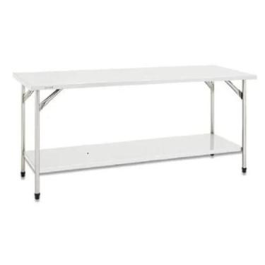 Imagem de Mesa Total Aço Inox 304 Fritomaq 100x70cm Prateleira