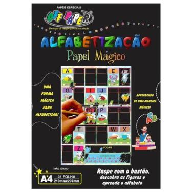Imagem de Papel Magico Alfabetizacao A4 1 Folha Com Bastao - Off Paper