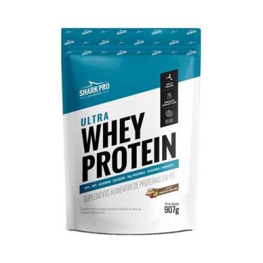 Imagem de Ultra Whey Protein Sabor Chocolate Avelã Refil 907G Shark - Shark Pro