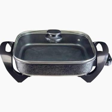 Imagem de Panela de Arroz，Panela de Arroz Eletrica 220v，Multifuncional Quadrado，PotêNcia de 1500 W，Capacidade de 4,6 Litros，FáCil de Limpar，Adequado para Cozinhar, Fritar, Aquecer, Etc.(220v)