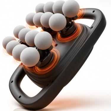 Imagem de Massageador Tecido Profundo Elétrico Costas Lombar Potente - Genérico