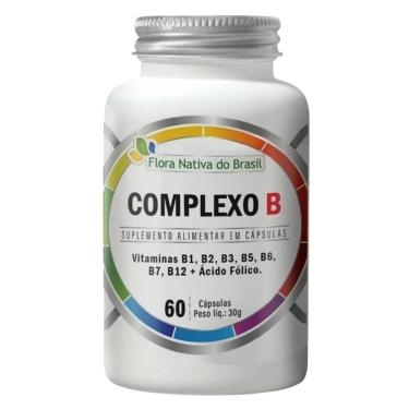 Imagem de Complexo B 60 Capsulas de 500mg Flora Nativa do Brasil-Unissex