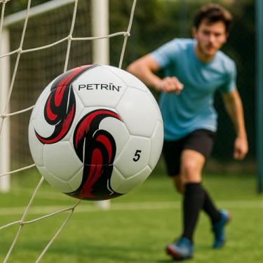 Imagem de Bola de Futebol Campo Gramado Quadra Society Praia Areia Nº 5 Oficial – Costura Reforçada e Câmara de Ar Premium, Alta Durabilidade e Precisão para Treinos e Jogos em Geral
