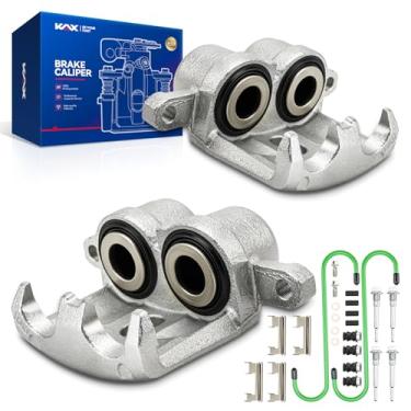 Imagem de KAX Conjunto de pinça de freio a disco com suporte serve para GMC Savana 1500 2500, Sierra 1500 2500 e para Chevrolet Silverado 1500 2500 3500 e para Cadillac Escalade EXT ESV 2000-2013, número de
