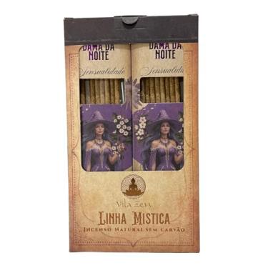 Imagem de Incenso Linha Mística 0% Carvão Dama da Noite 12Cxs C 8 Varetas