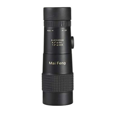 Imagem de Telescópio monocular de alta potência com zoom 8-40 x 40, binóculos profissionais para campismo.