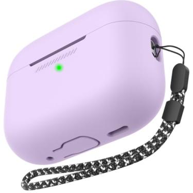 Imagem de Capa Case Premium Protetora Compatível Com AirPods Pro 3 terceira geração (lavanda)