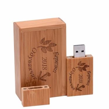 Imagem de Unidade USB com logotipo personalizado, pen drives de madeira personalizados para presentes de negócios, lembrancinhas de casamento, eventos corporativos, pendrives promocionais com logotipo gravado