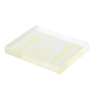 Imagem de Cryfokt Régua de Alinhamento de Cartucho Fonográfico de Alta Definição Ferramenta de Alinhamento de Cabeçote Fácil de Ler, Material Acrílico, 67 X 48 X 8 Mm, Adequada para Ajuste de Braço