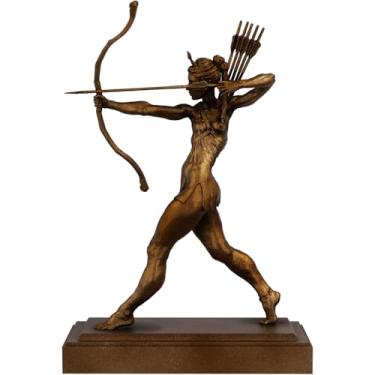 Imagem de Estátua Diana Deusa Romana - Artemis - Versão 5 (Cor Cobre Antigo)