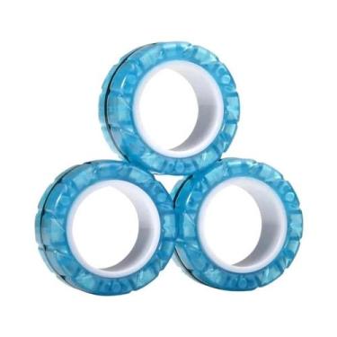 Imagem de Conjunto De Anéis Magnéticos Fidget Spinner Para Adultos E Crianças, B