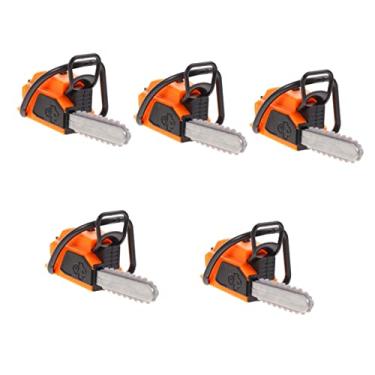 Imagem de STOBOK 5 peças de mini motosserra modelo de brinquedo de faz de conta para meninos e meninas, decoração de casa em miniatura