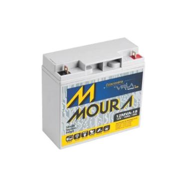 Imagem de Bateria Selada Moura 12mva-18, Para Nobreak, 12V, 18Ah, Estacionaria