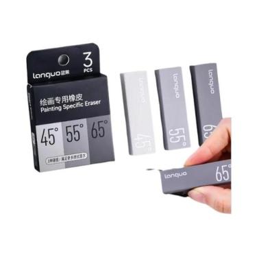 Imagem de Borracha De Lápis Macia E Sem Pó Com 3 Durezas Para Esboços, Pinturas,