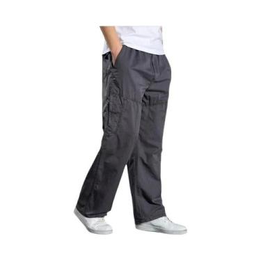 Imagem de Calças Cargo Masculinas 6XL Para Verão E Primavera, Algodão, Roupas De