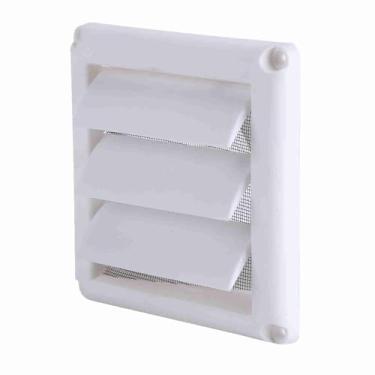Imagem de Generic Grade de Ventilação de Ar Durável de Plástico Capa 3 Abas Grelha de Ventilação de Parede para Escritório Doméstico Branco 15 X 15 Cm (15 * 15cm)