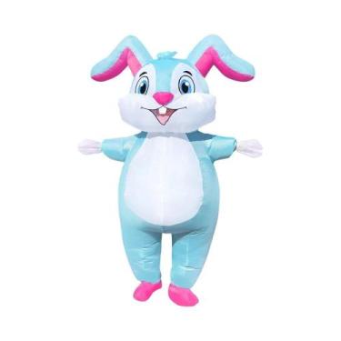 Imagem de Fantasia Inflável De Coelho Da Páscoa Para Adultos, Mascote De Anime, 