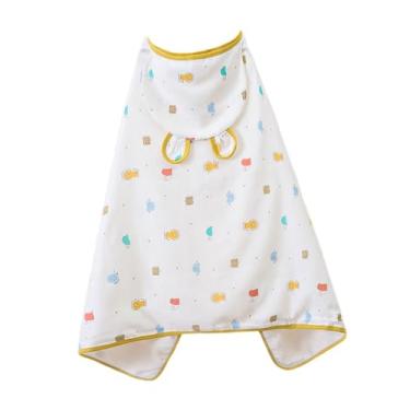 Imagem de predolo Toalha de bebê absorvente e confortável para meninos e meninas, manta macia para banho de bebê.