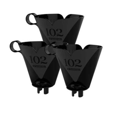 Imagem de Kit 3 Suporte Para Filtro Coador Café Garrafas Sanremo 102