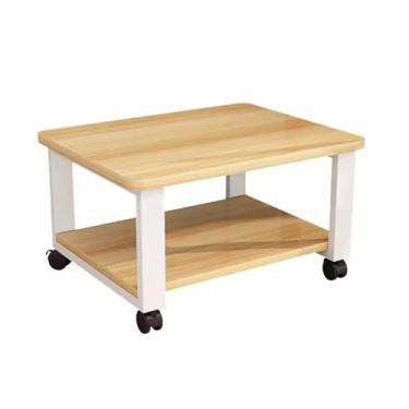 Imagem de Impressora de escritório prateleira de chão rack de armazenamento simples multicamada copiadora móvel casa pequena estante impressora mesa (média)