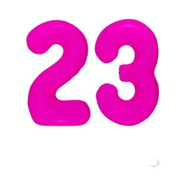 Imagem de Balão Digital Brilhante Vermelho Rosa Para Decoração De Festa De Anive