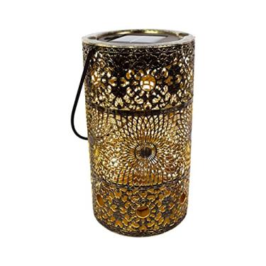 Imagem de Luzes de Lanterna Suspensa Solar Projeção LED Iluminação Decorativa Retrô para Jardim Caminho Passeio Gramado