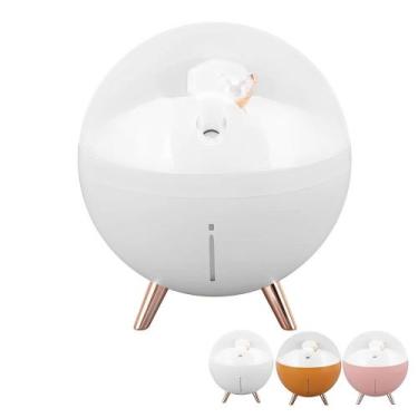 Imagem de Umidificador Purificador De Ar Silencioso Espaço Usb Urso Criança Led 