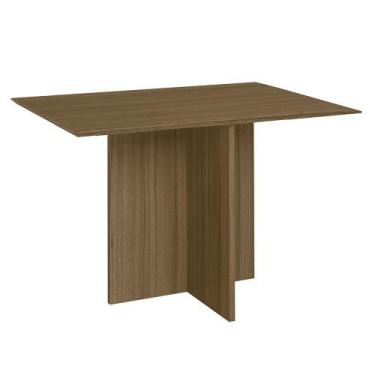 Imagem de Mesa Sala de Jantar Helo 120x90cm - Poliman, Carvalho