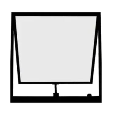 Imagem de Vitro Maxim Ar 60 (a) X 60 (l) Alumínio Preto Ptord2253 Hale Janela Veneziana de Correr 6 Folh