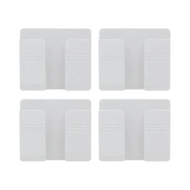 Imagem de Suporte De Telefone Montado Na Parede, Caixa De Armazenamento Multifun