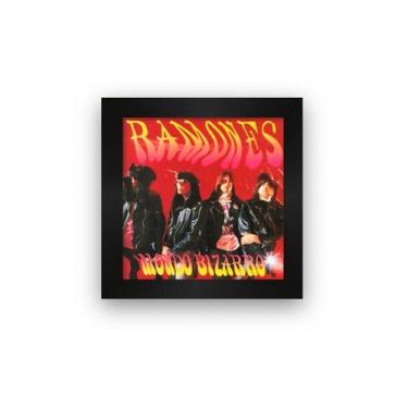 Imagem de Quadro azulejo com moldura Ramones Mondo Bizarro - Starnerd