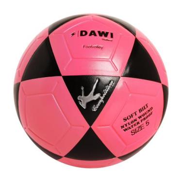 Imagem de Bola De Futevôlei Altinha Dawi Competition ft5, Rosa, Preto