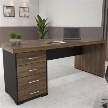 Imagem de Mesa Executiva Premium para Escritório Tamburato Elegante e Funcional 