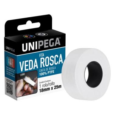 Imagem de Fita Veda Rosca 18mm x 10m UniPega Vedação Hidráulica
