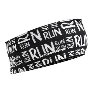Imagem de Testeira Hupi Headband Bandana Run Run., Preto