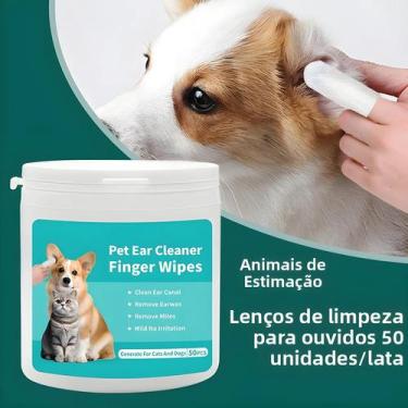 Imagem de Lenços De Limpeza Para Ouvidos De Gatos E Cães, Produtos De Cuidado Pa