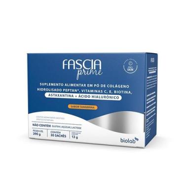 Imagem de Colágeno Hidrolisado Fascia Prime Tangerina 30 Sachês 13g