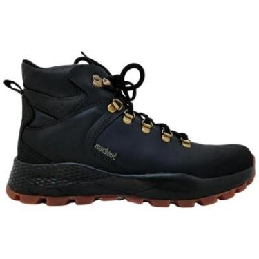 Imagem de Coturno Masculino Macboot Imeri Conforto Para Trilhas Cano Alto Couro Cadarço Extra 02-Masculino