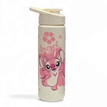 Imagem de Garrafa de Água Squeeze Stitch Angel 700ml Escolar Academia - Plasdura