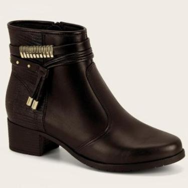 Imagem de Bota Feminino Cano Curto Moleca Salto Baixo-Feminino