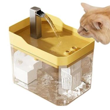 Imagem de Bebedouro Fonte Agua Automatico Gato Pet Felino Cachorro Animais Estim