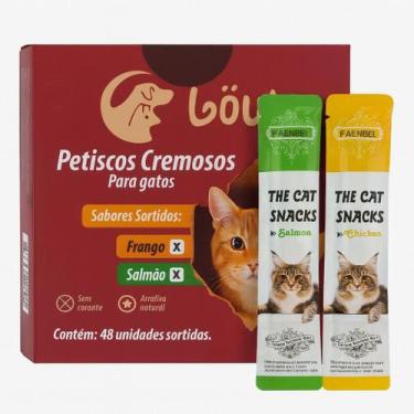 Imagem de Petisco Úmido Special Cat Sachê para Gatos 48 Unidades 15g Cada - Louk
